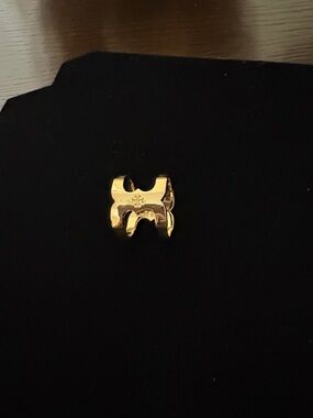 Tory Burch Gold Tone Puzzle Link Ring - Size 7